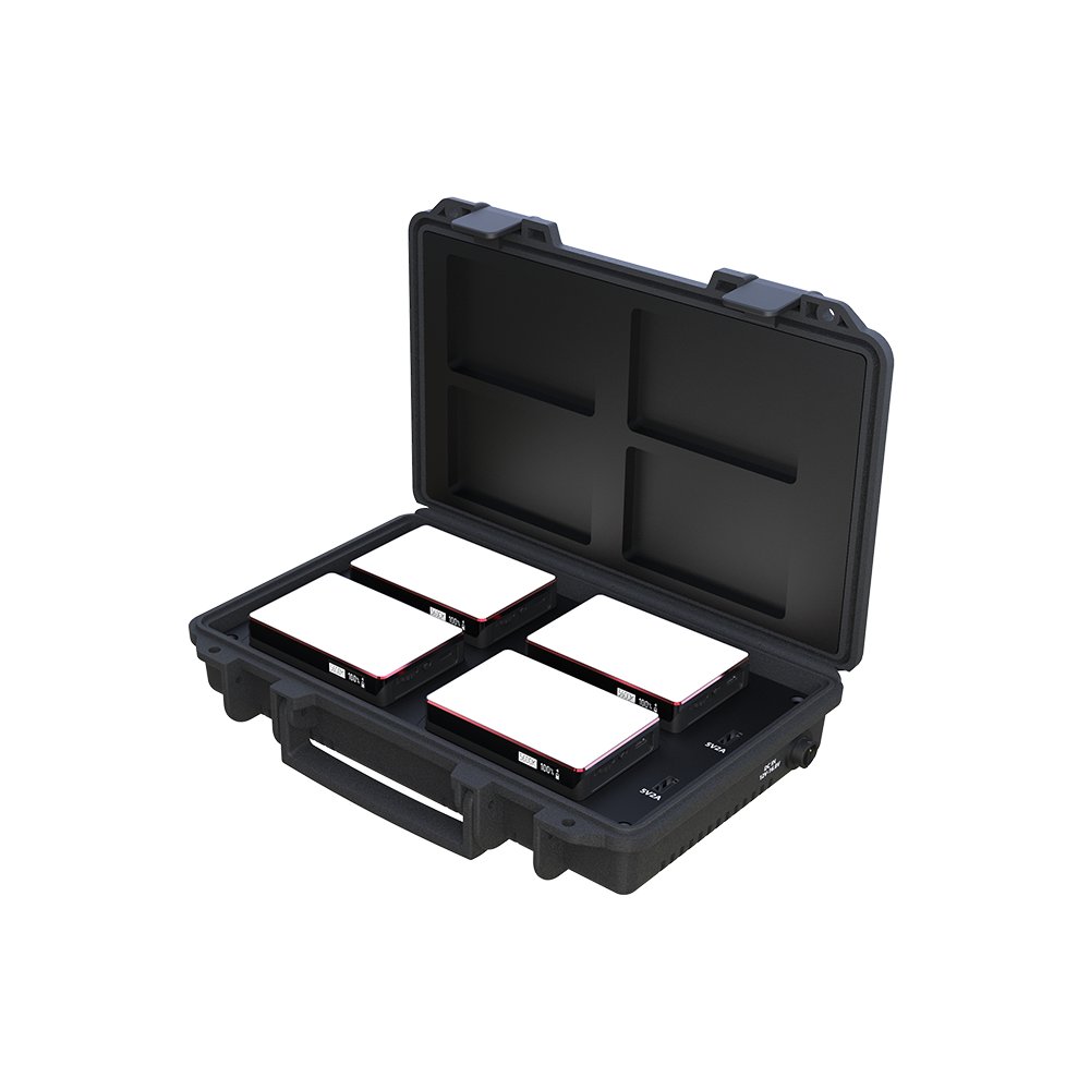 Aputure MC RGBWW 4-Light Travel Kit